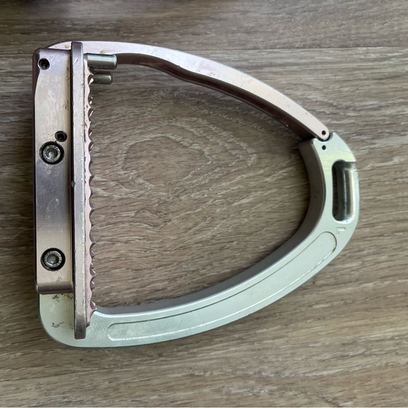 Pink and Silver TechStirrups Safety Stirrups - Picture 5 of 10